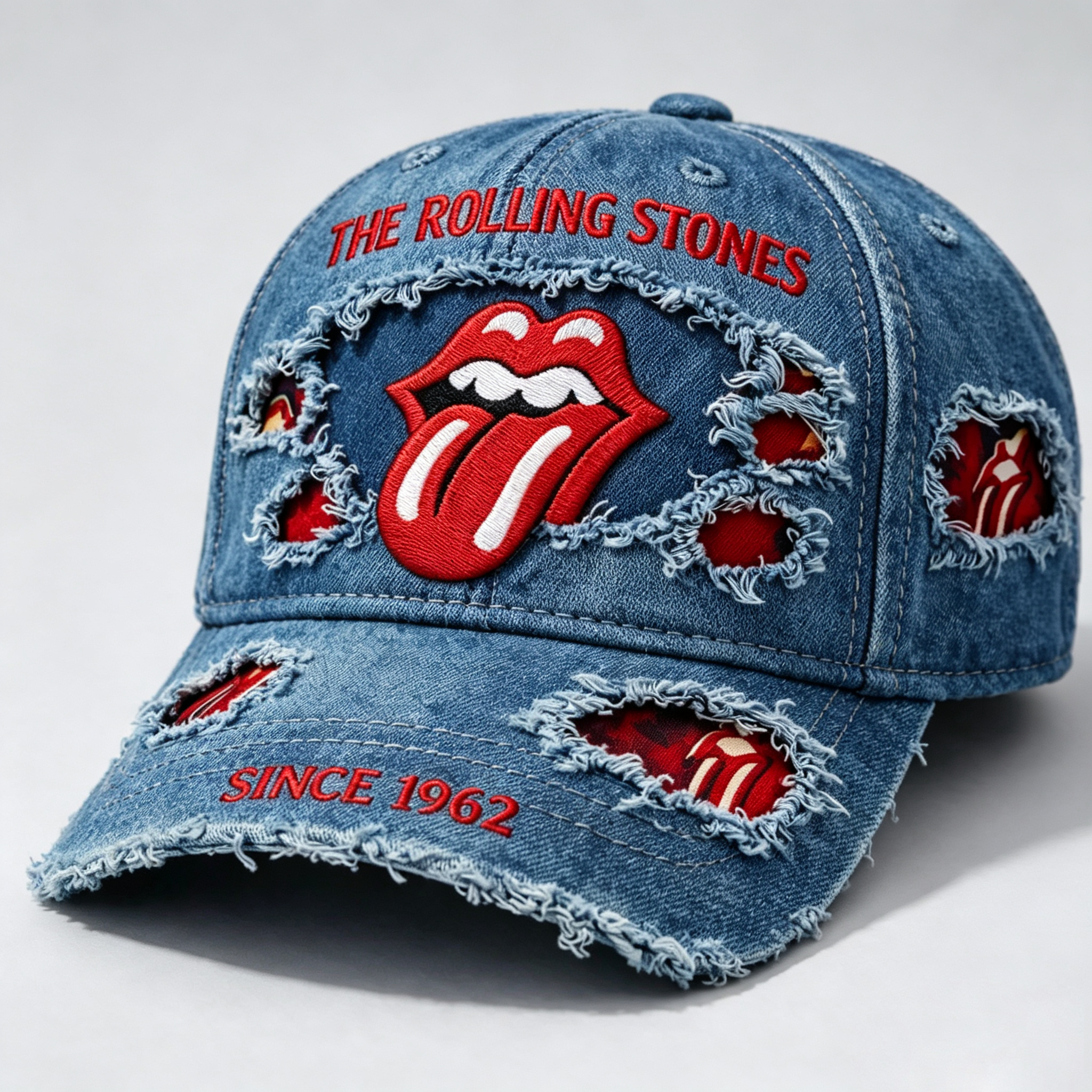 Women's Casual British Rock Band Print Baseball Cap
