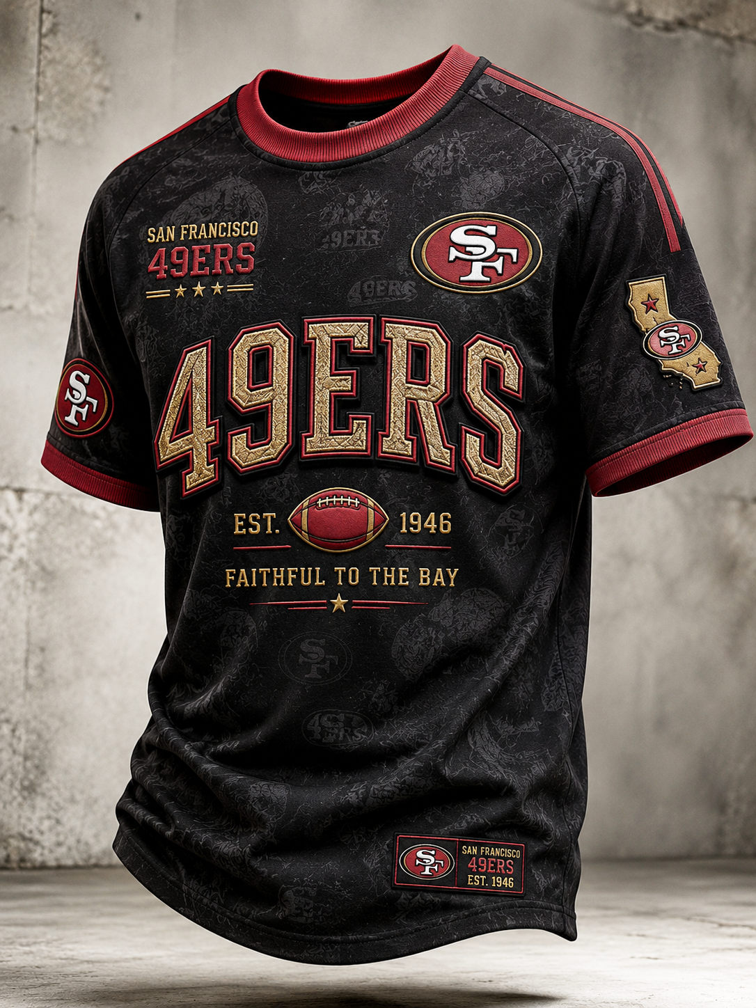 Men's 49ers Crew Neck Tee