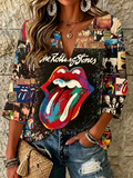 Women's Rolling Stones Print Shirt