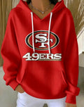 Women's San Francisco 49ers Football Long-Sleeve Hoodies