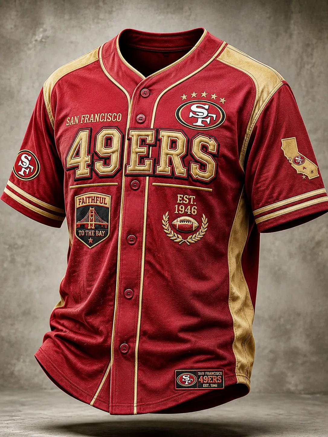 Men's 49ers Baseball Jersey