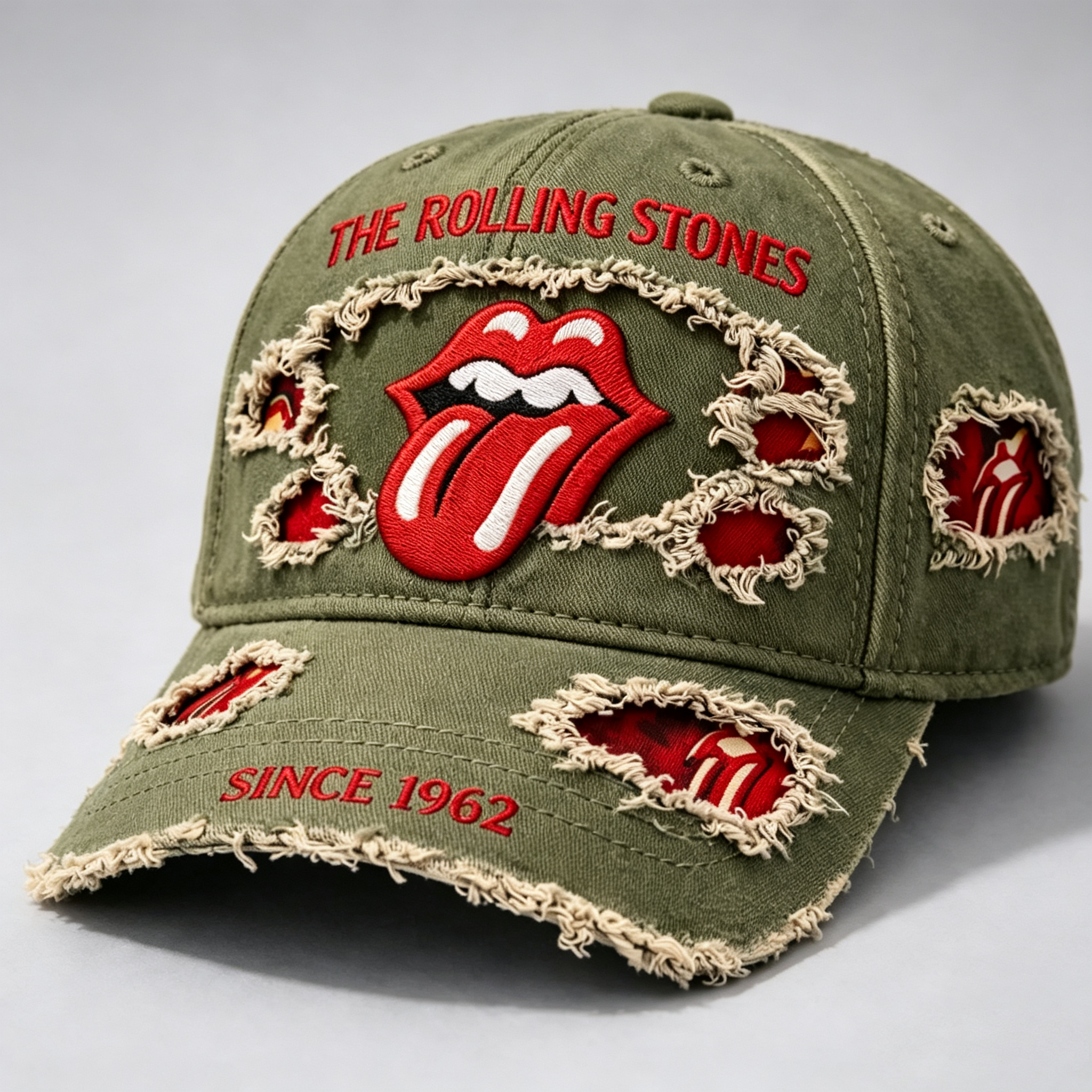 Women's Casual British Rock Band Print Baseball Cap