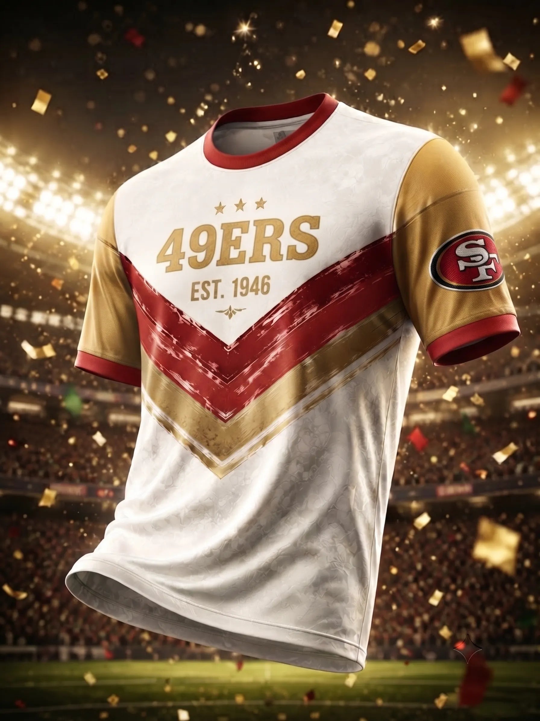 Men's San Francisco 49ers Fan Print T-Shirt