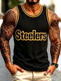 Men's Steelers Print Tank Top