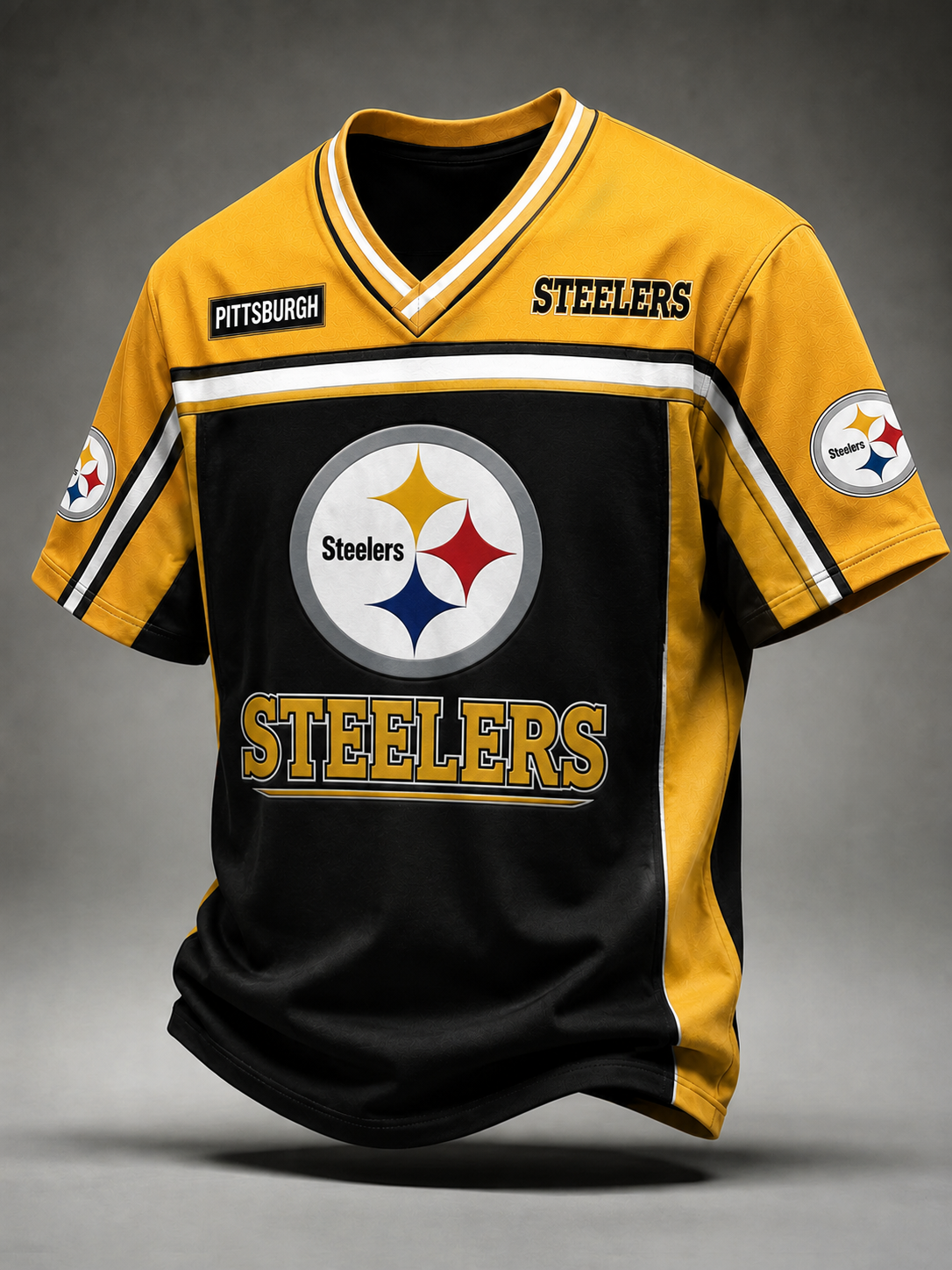 Men's Steelers Retro T-Shirt – New Design