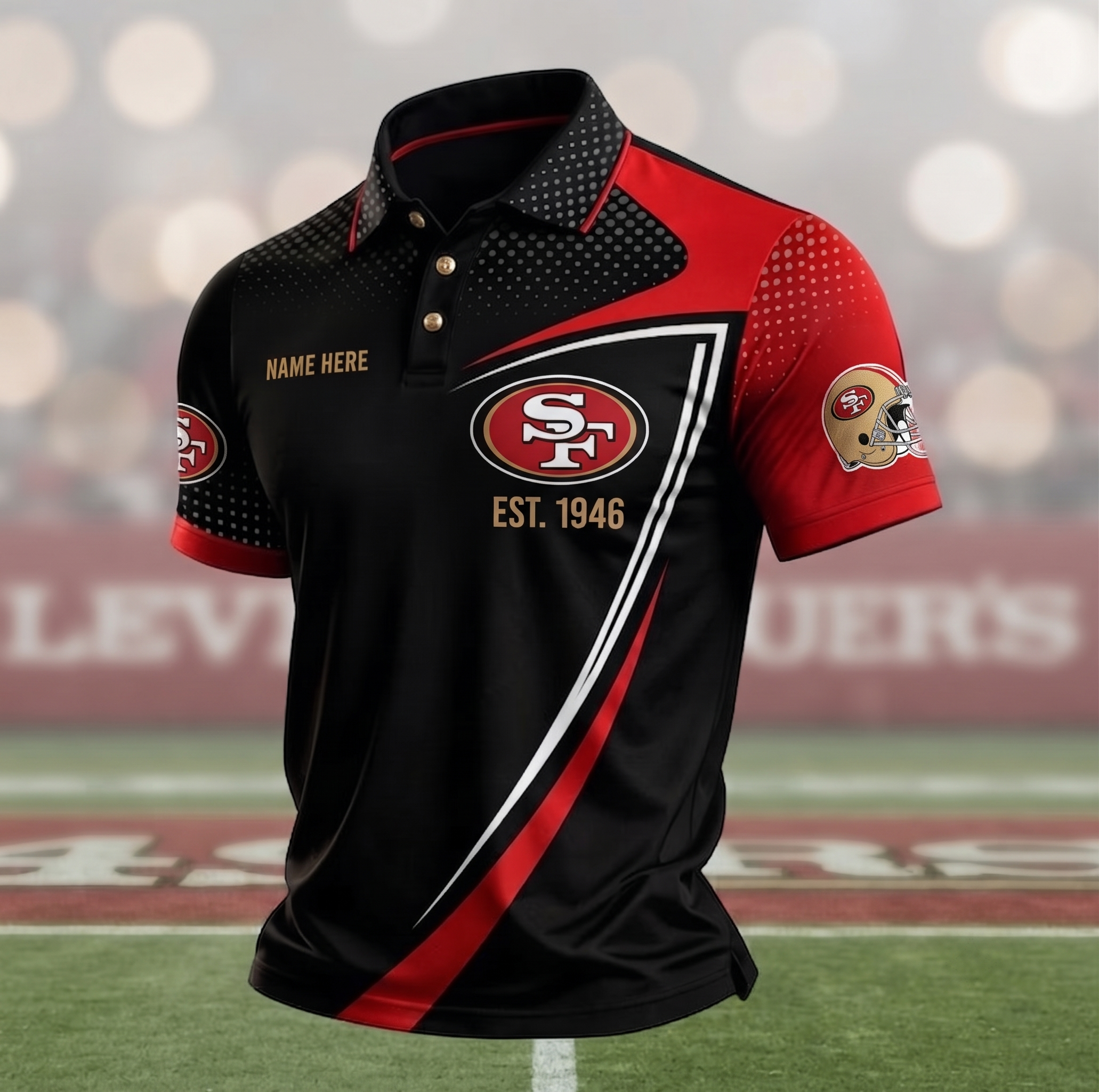 Men's San Francisco 49ers Team Fan Polo Shirt