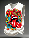 Men's British Rock Band Print Tank Top