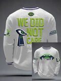 Men's Retro Casual Seahawk Champion Waffle Round Neck T-shirt