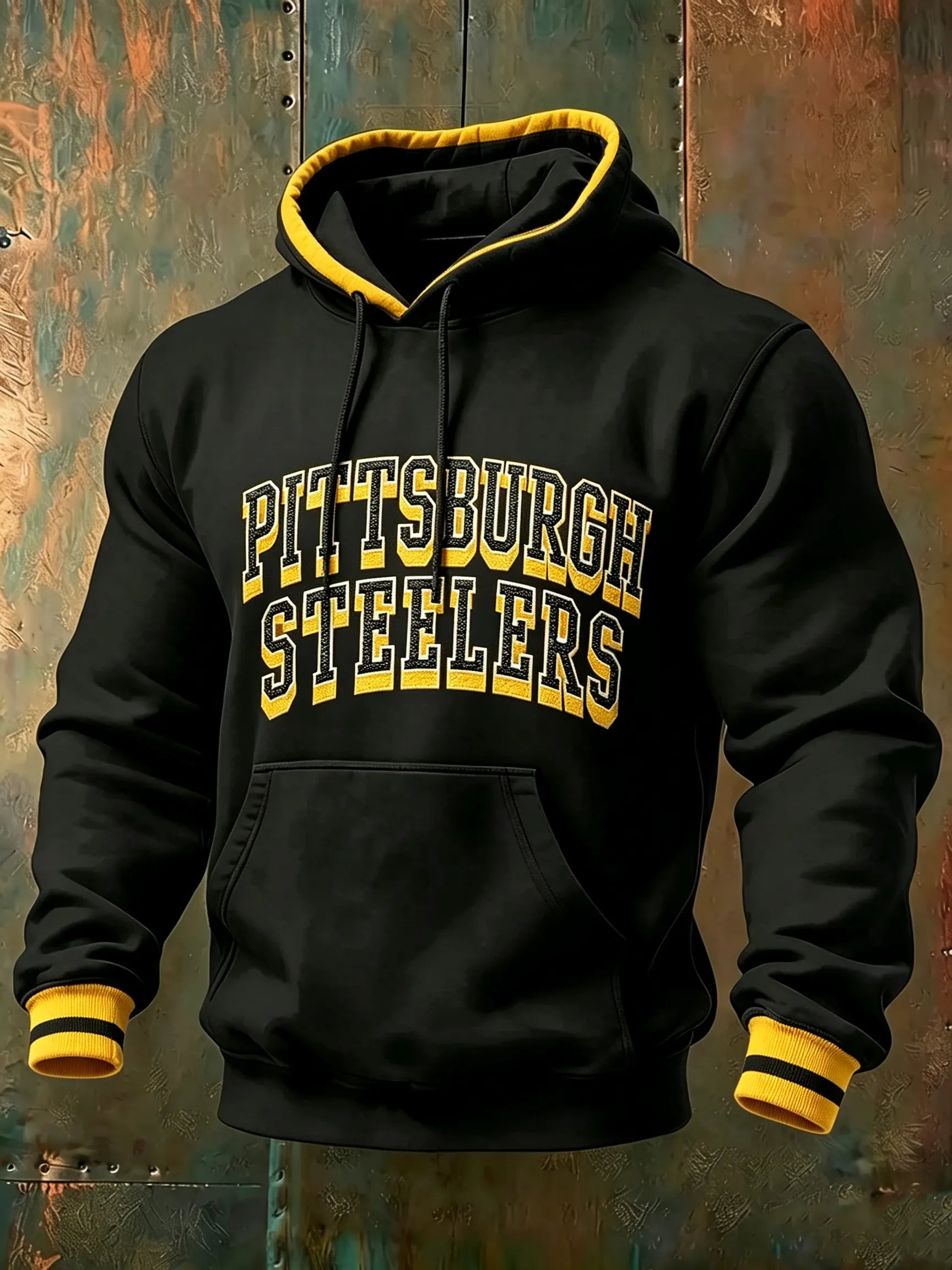 Men's Steelers Print Hoodies