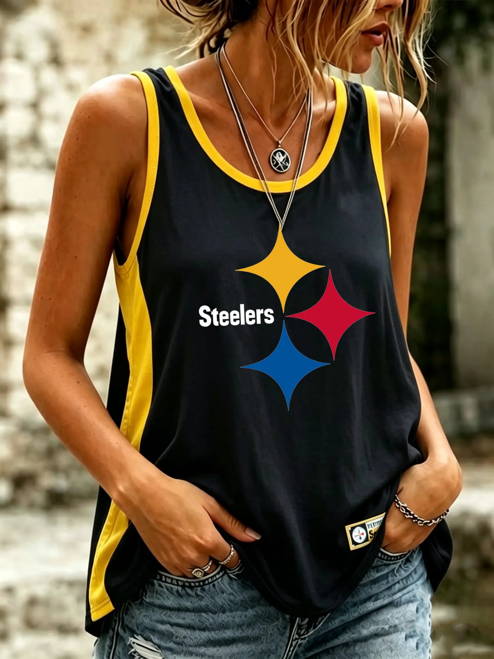 Women's Football Sleeveless Fan Vest