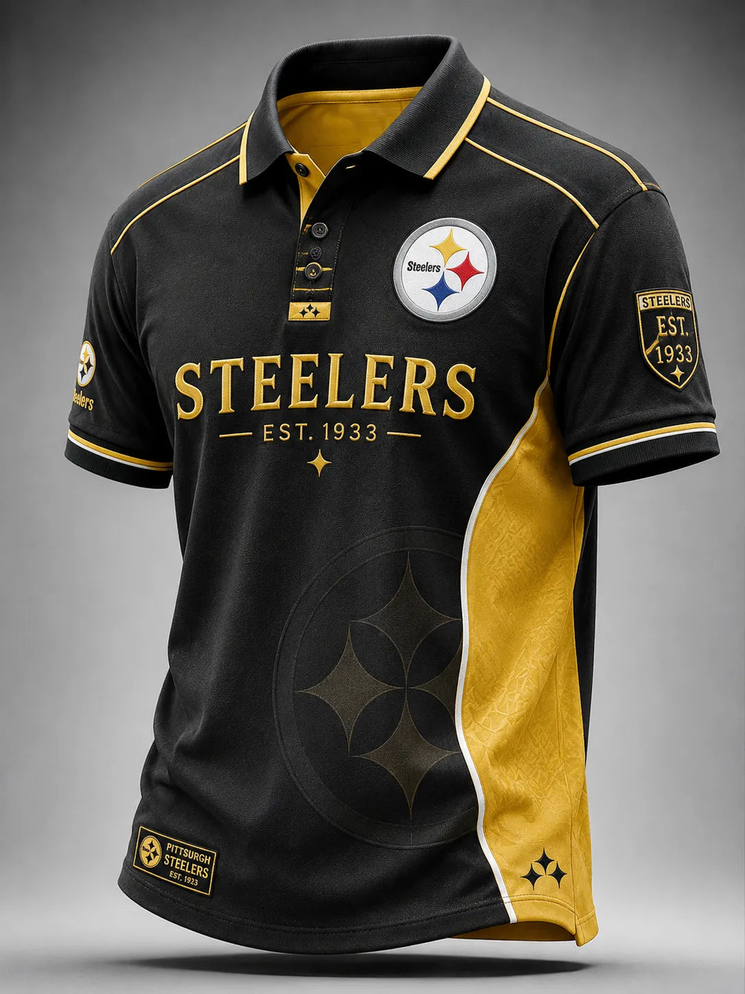 Men's Steelers Polo Shirt