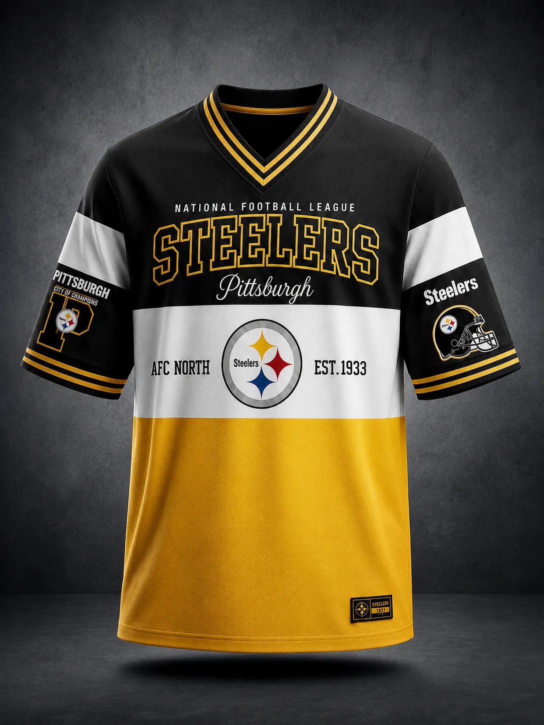 Men's Steelers Retro T-Shirt – New Design