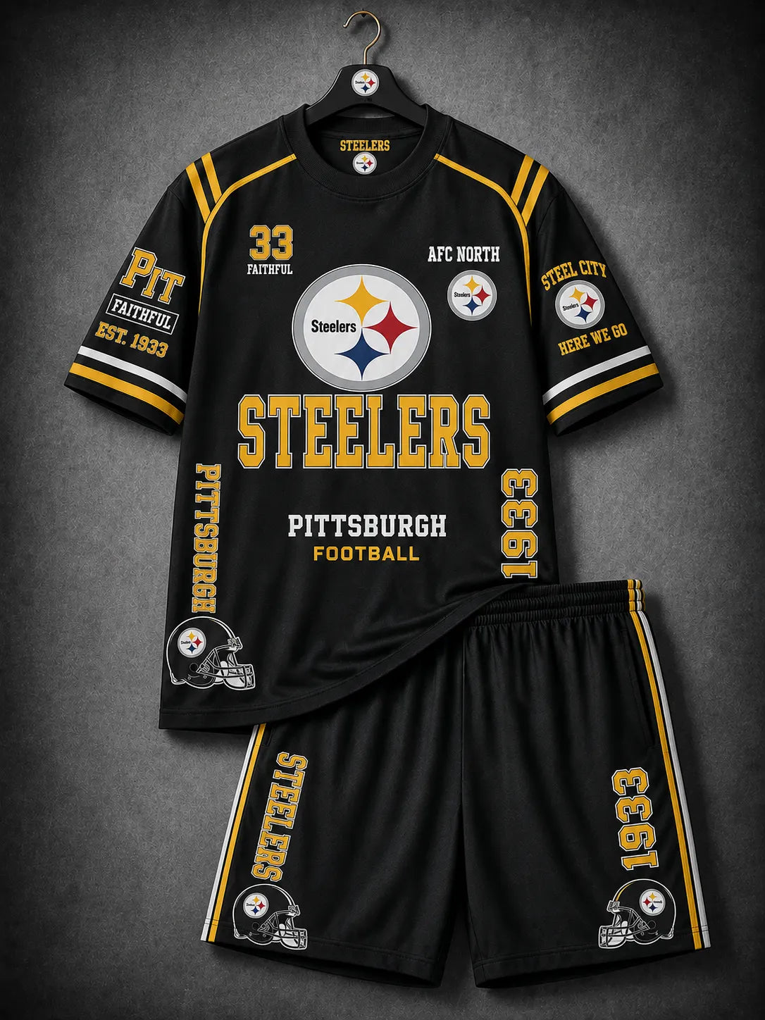 Men's Steelers Jersey Set – New Design