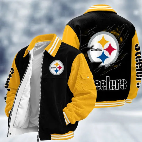 Men's Pittsburgh Steelers Football Team Fan Jacket