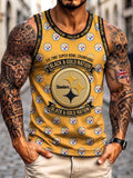 Men's Pittsburgh Steelers Football Print Tank Top