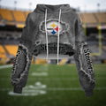 Women's Pittsburgh Steelers Football Long-Sleeve Hoodies