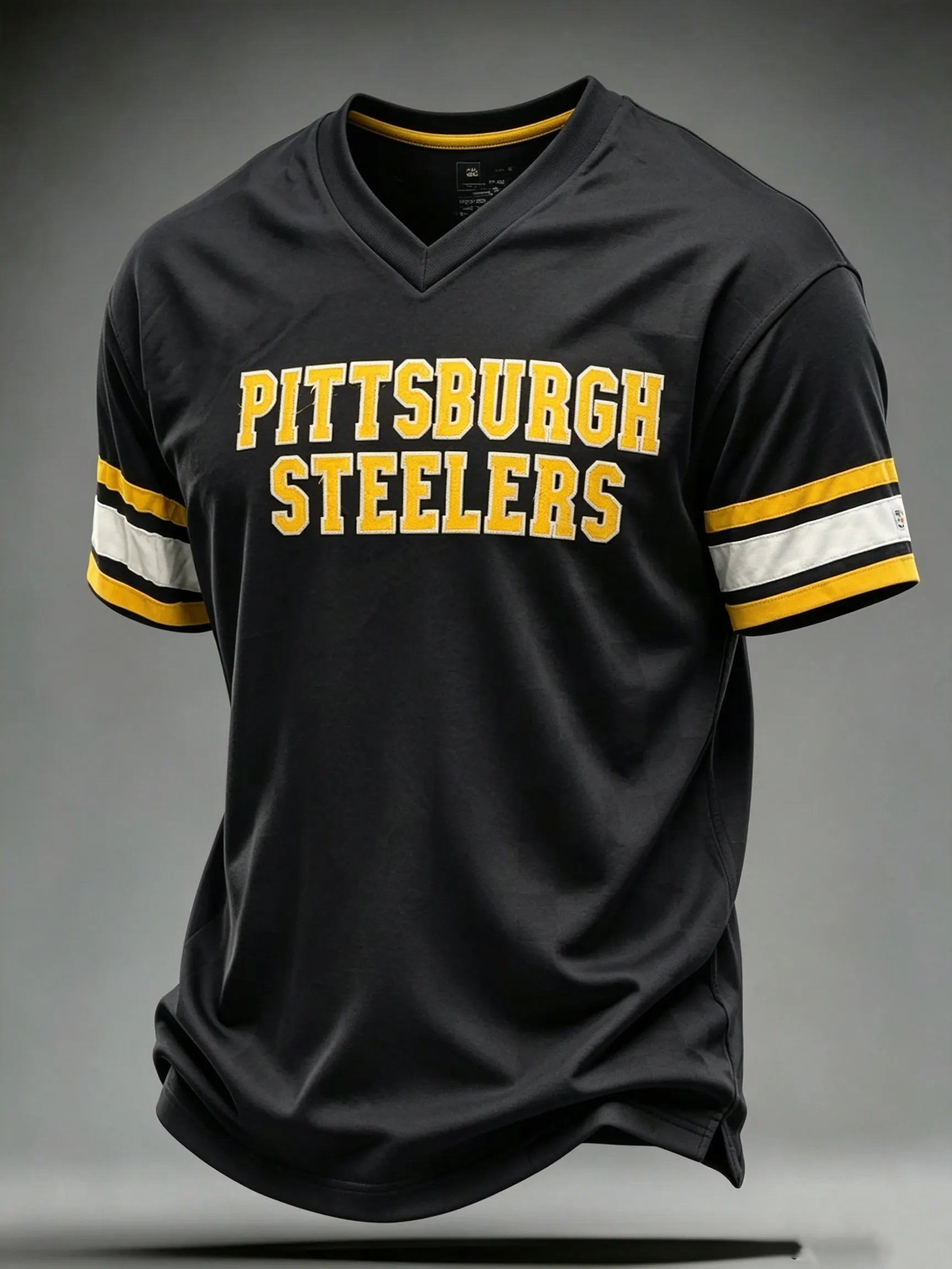 Men's Steelers Print Polo Shirt