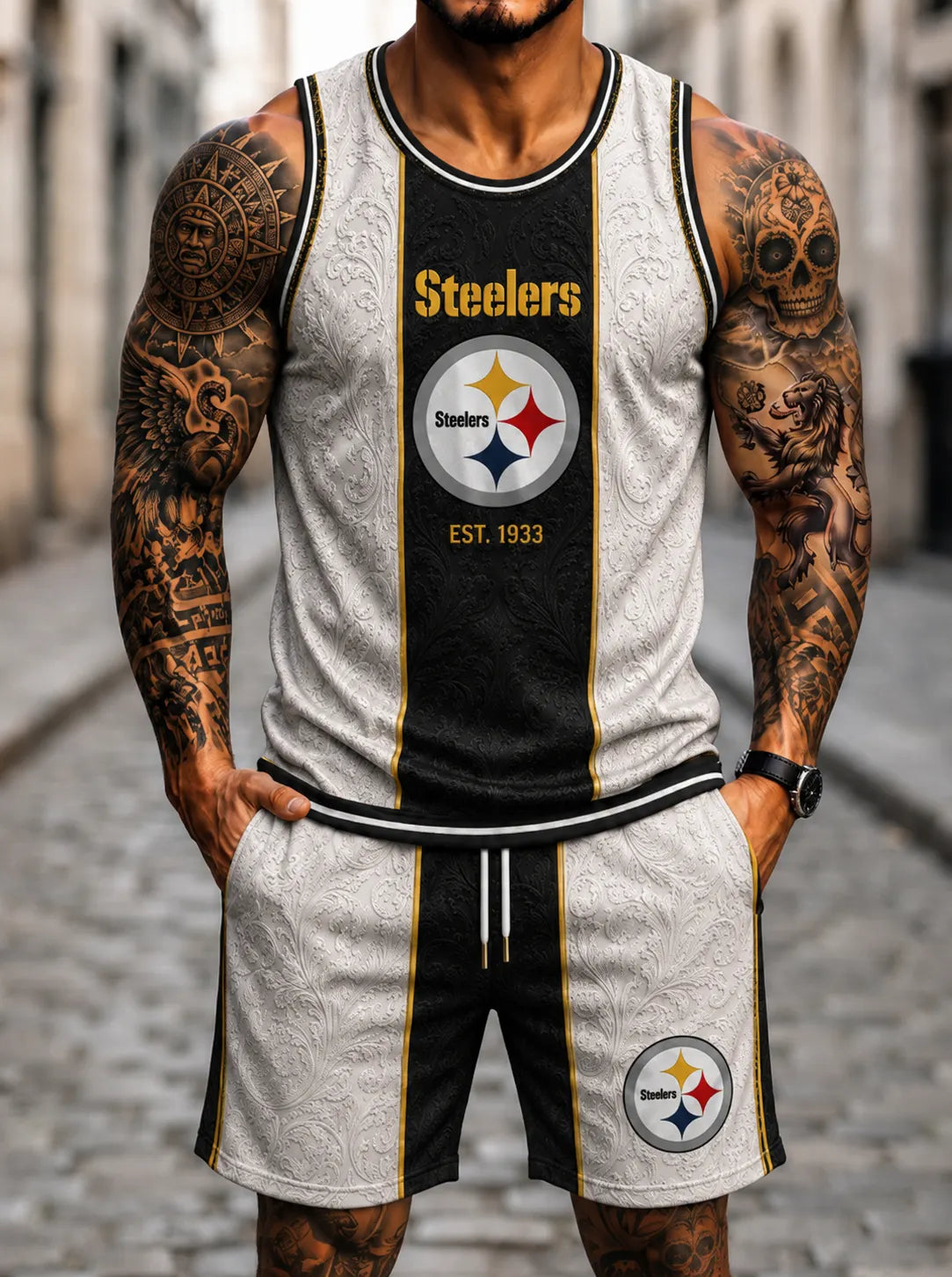 Men's Steelers Jersey Set – New Design
