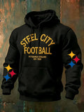 Men's Steelers Print Hoodies