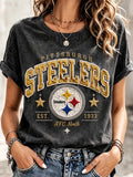 Women's Steelers Crew Neck Tee
