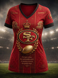 Women's 49ers V-Neck Tee