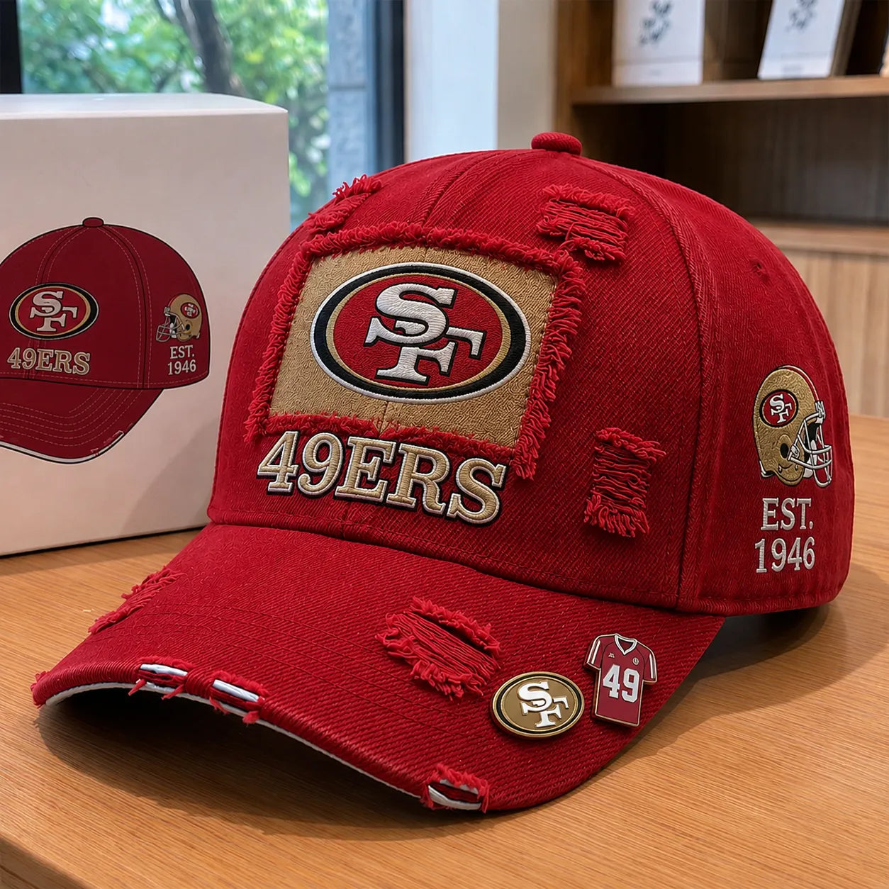 Vintage 49ers Fan Hat