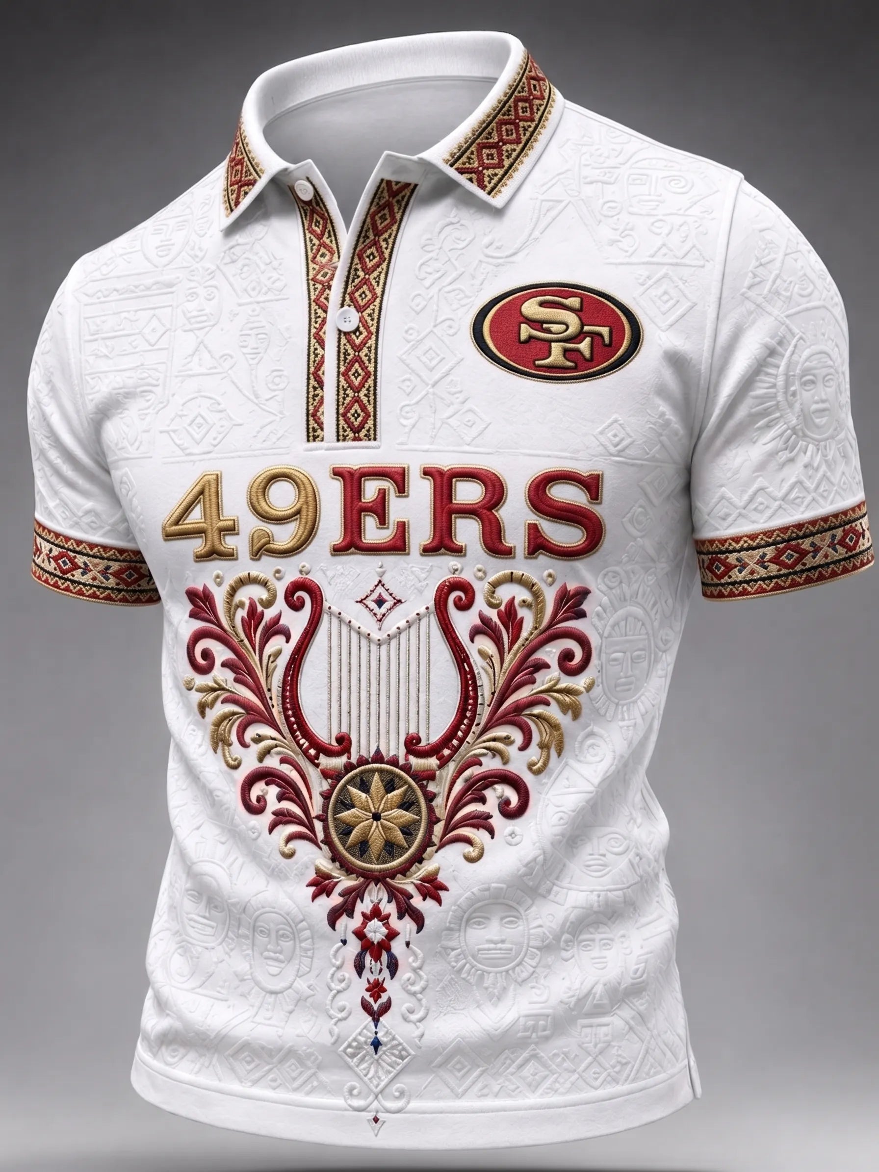 Men's San Francisco 49ersl Team Fan Polo Shirt