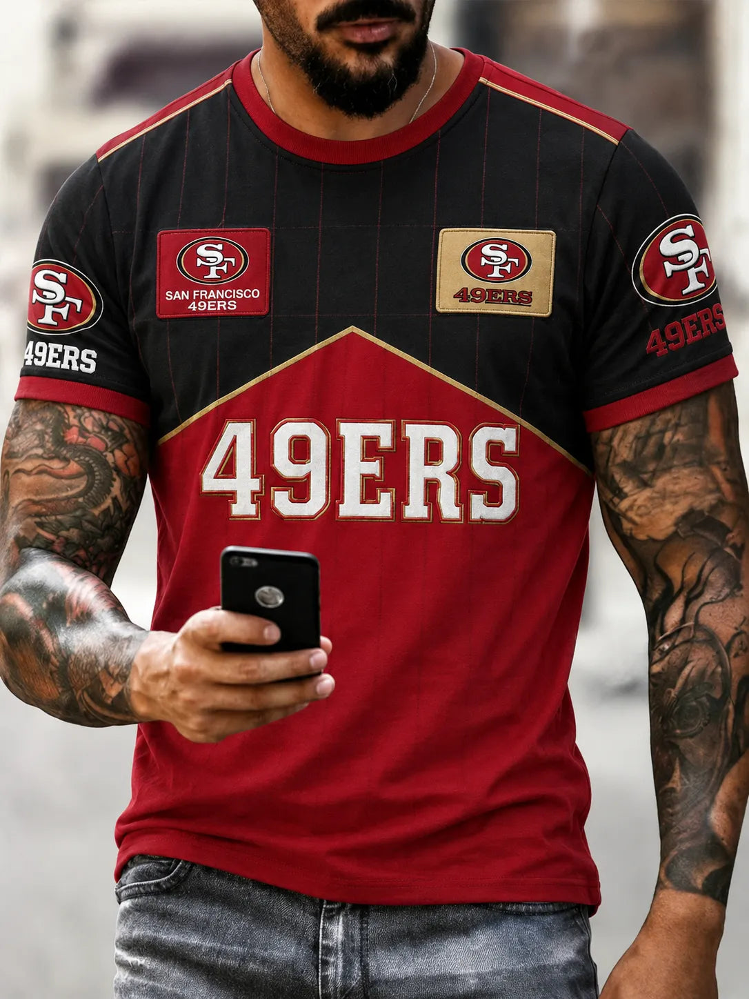 Men's 49ers Retro T-Shirt – New Design