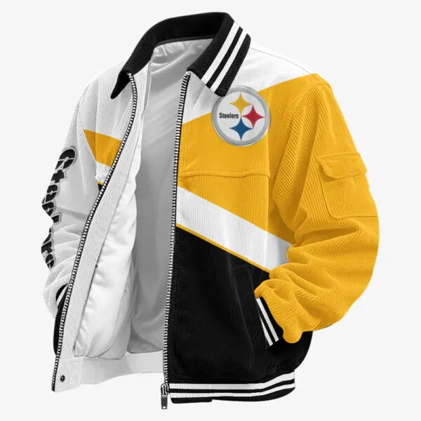 Men's Pittsburgh Steelers Football Team Fan Jacket