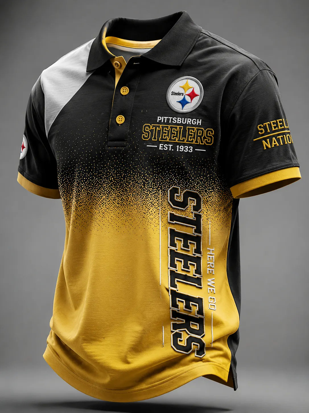 Men's Steelers Polo Shirt