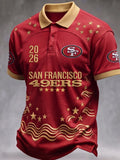 Men's San Francisco 49ersl Team Fan Polo Shirt