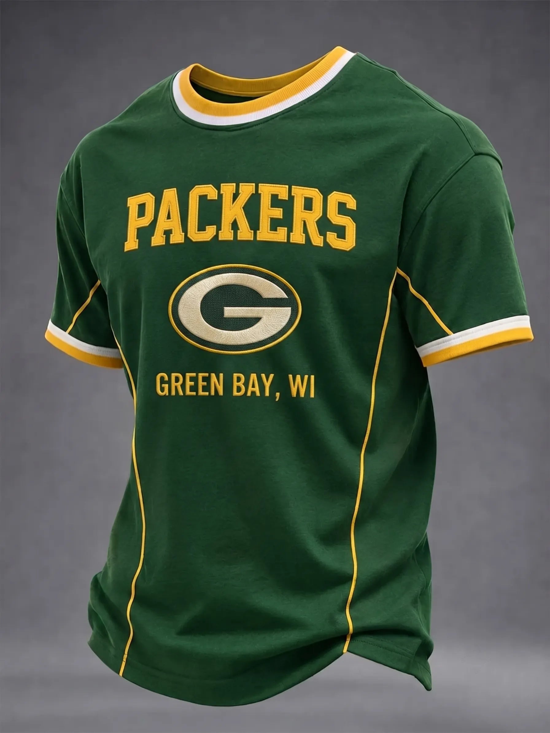 Men's Green Bay Packers Fan Print T-Shirt