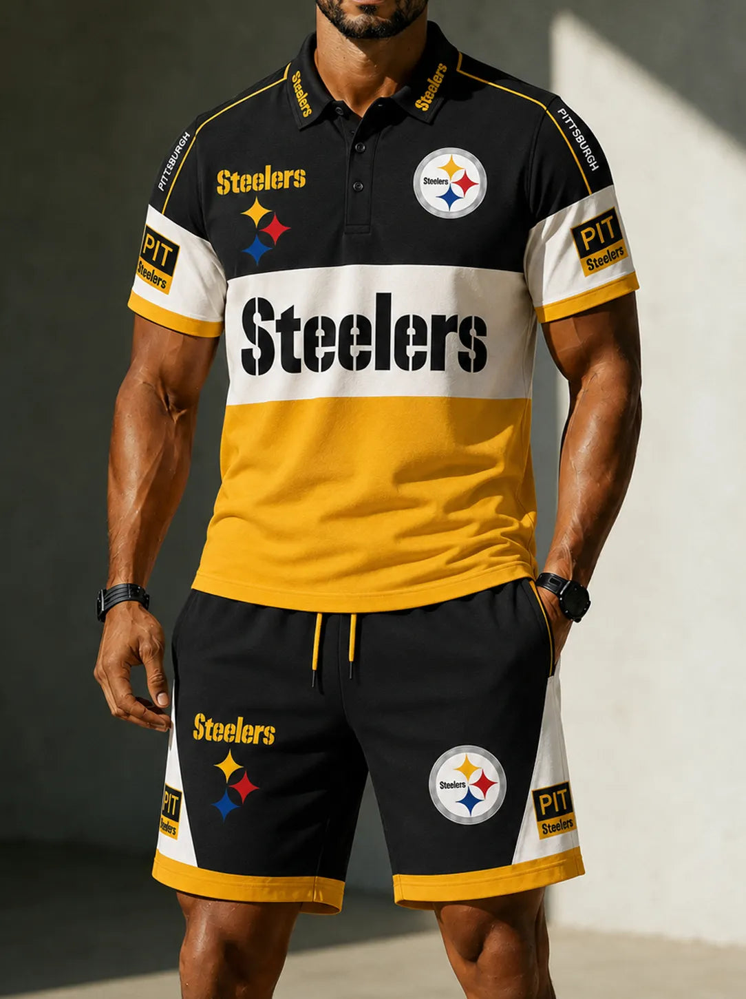 Men's Steelers Jersey Set – New Design