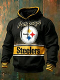 Men's Steelers Print Hoodies