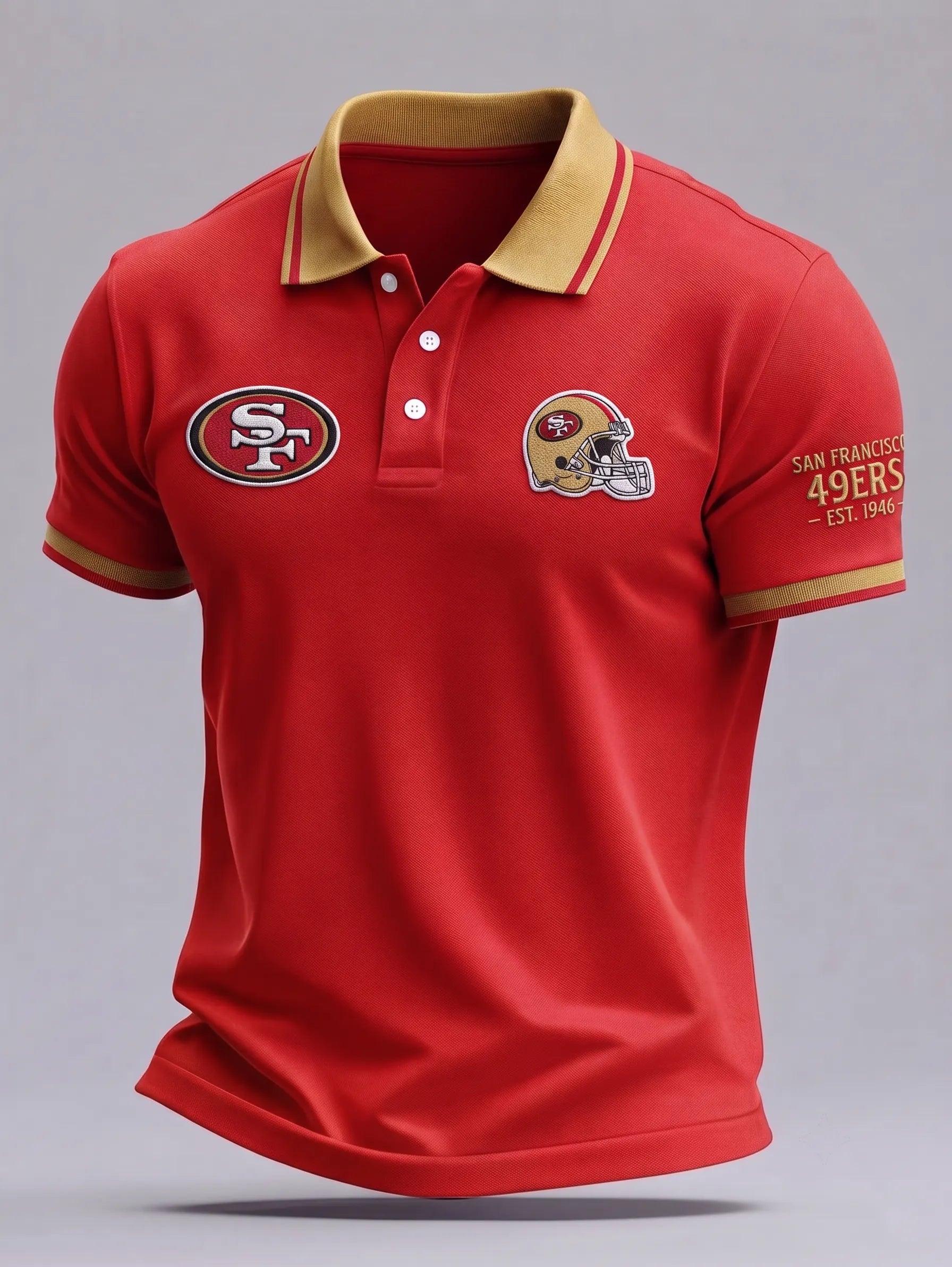 Men's San Francisco 49ersl Team Fan Polo Shirt