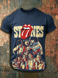 Men's Rock Band Print T-Shirt