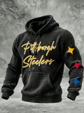 Men's Steelers Print Hoodies