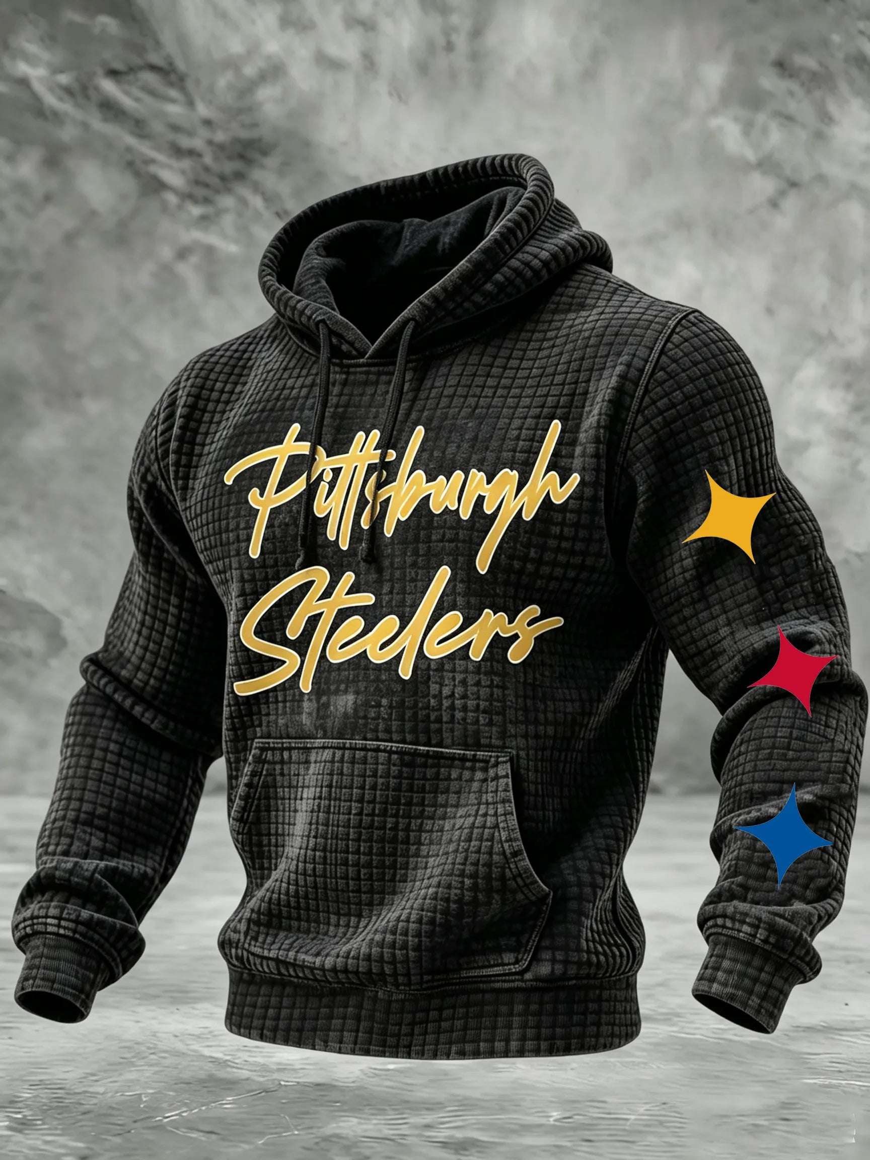 Men's Steelers Print Hoodies