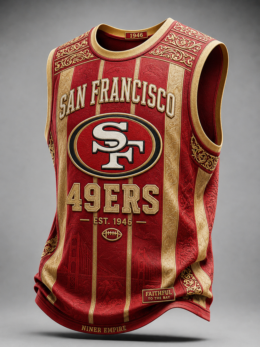 Men's 49ers Vintage Tank Top
