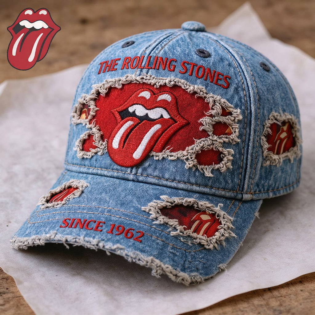 Women's Casual British Rock Band Print Baseball Cap