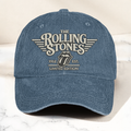 The Rolling Stones Tongue Logo Est 1962 Denim Cap