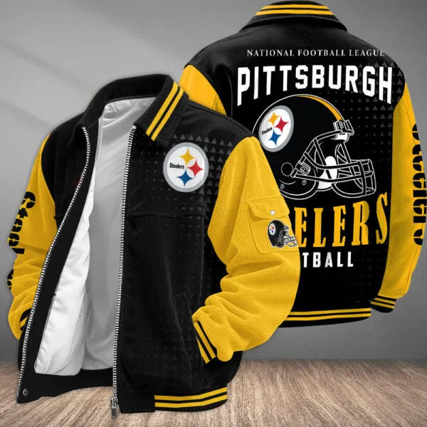 Men's Pittsburgh Steelers Football Team Fan Jacket