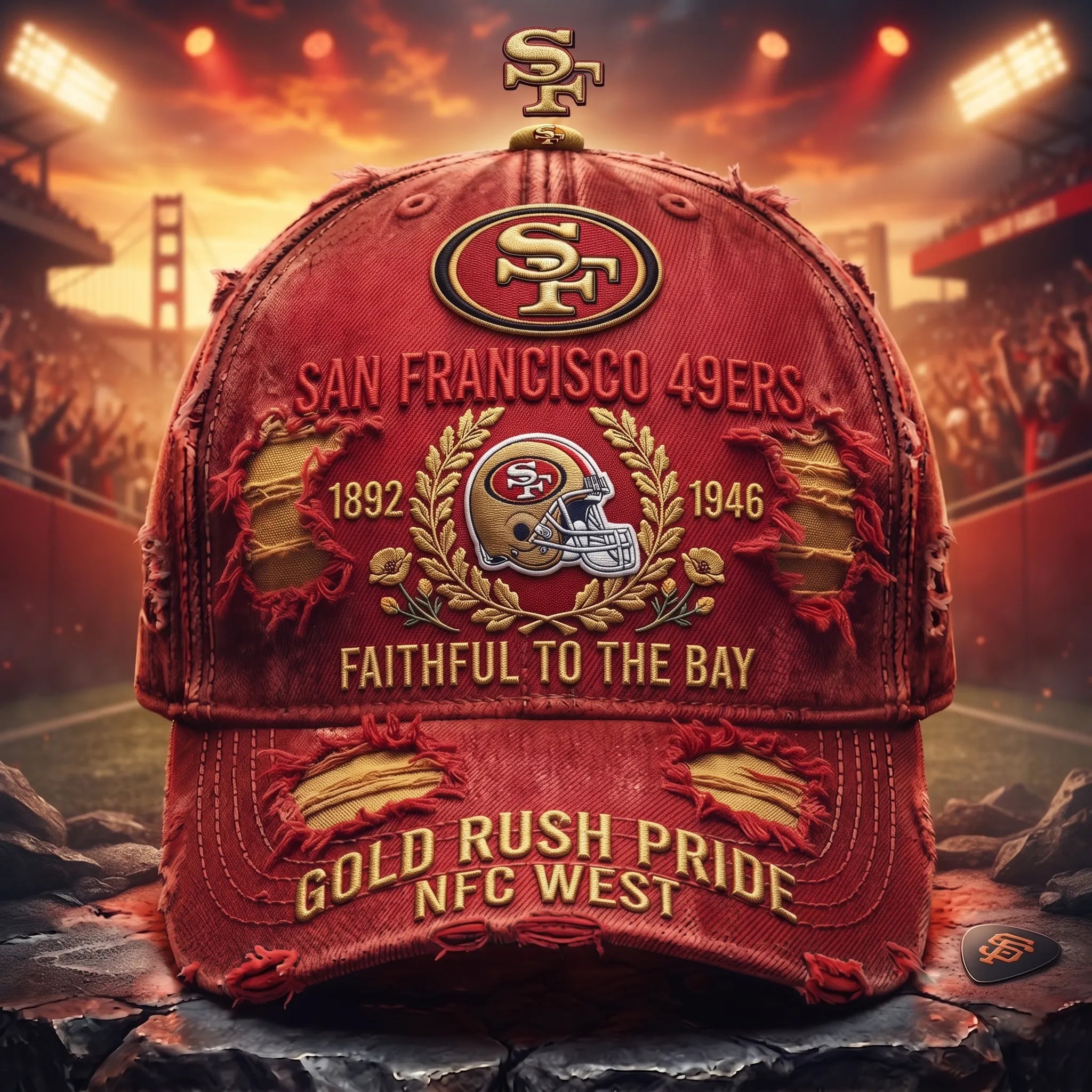 Unisex San Francisco 49ers Football Fan Hat
