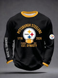 Men's Pittsburgh Steelers Team Fan Long-Sleeve Sweatshirt
