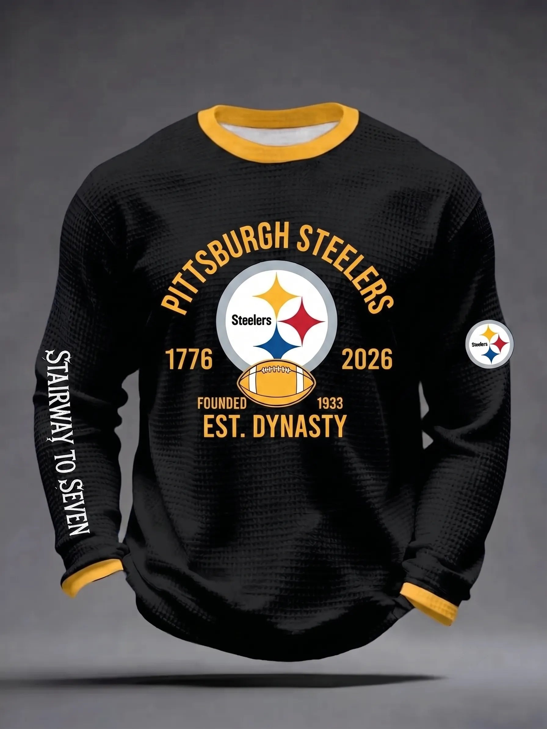 Men's Pittsburgh Steelers Team Fan Long-Sleeve Sweatshirt
