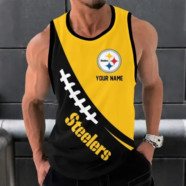 Men's Pittsburgh Steelers Football Print Tank Top