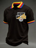 Men's Steelers Print Polo Shirt