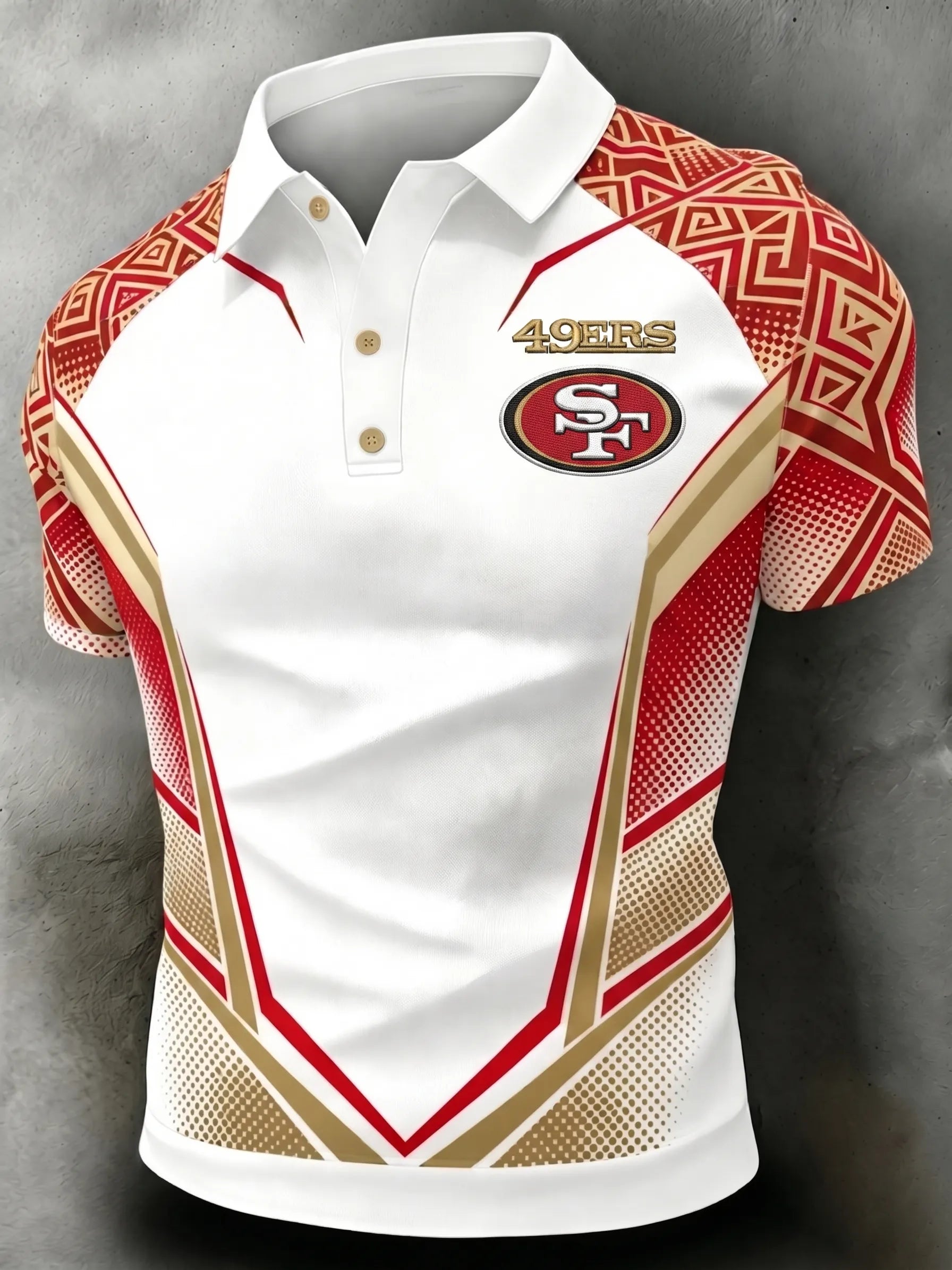 Men's San Francisco 49ersl Team Fan Polo Shirt