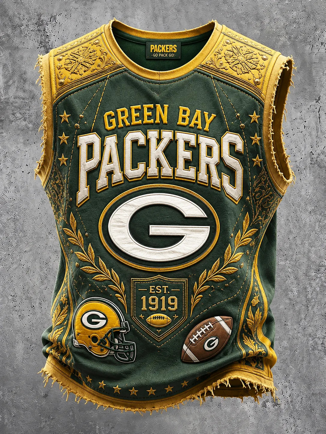 Men's Packers Vintage Tank Top