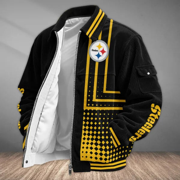 Men's Pittsburgh Steelers Football Team Fan Jacket